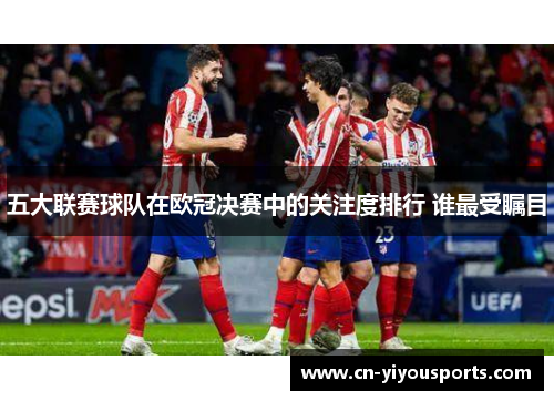 五大联赛球队在欧冠决赛中的关注度排行 谁最受瞩目