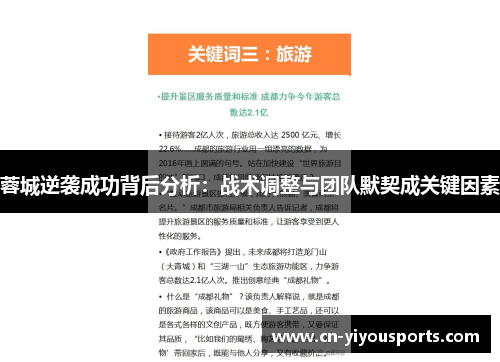 蓉城逆袭成功背后分析：战术调整与团队默契成关键因素